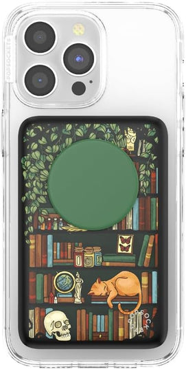 PopSockets PowerPack for MagSafe, Portable Phone Charger, Magnetic Wireless Portable Charger, 5000mAh - Storied Shelves