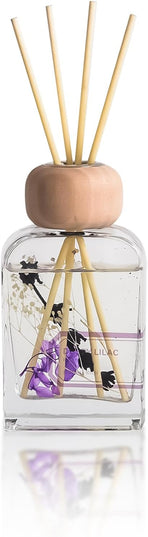 Orelune Reed Diffuser Set, 3.4 fl oz - Elegant Home Fragrance with Sticks - Long-Lasting Scented Oil Reed Diffuser for Bedroom, Bathroom Shelf Decor & Office (Dusty Lilac)