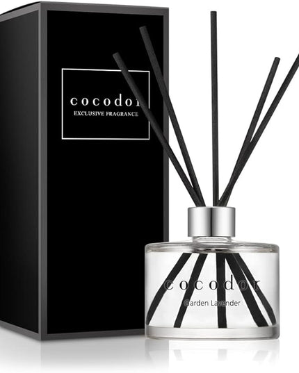 COCODOR Signature Reed Diffuser Set/Garden Lavender / 6.7oz /1 Pack/Home Fragrance Diffuser, Oil Scent Diffuser for Bathroom Shelf Decor