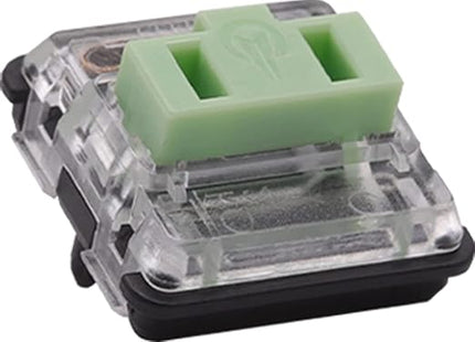 Kailh PG1350 Choc V1 Low Profile Keyboard Switches,5-Pin 20-70gf,Kailh Choc V1 Switch clicky&Linear and Tactile for Chocolate Mechanical Gaming Keyboard,Built-in LED Slot (Jade-35Pcs)