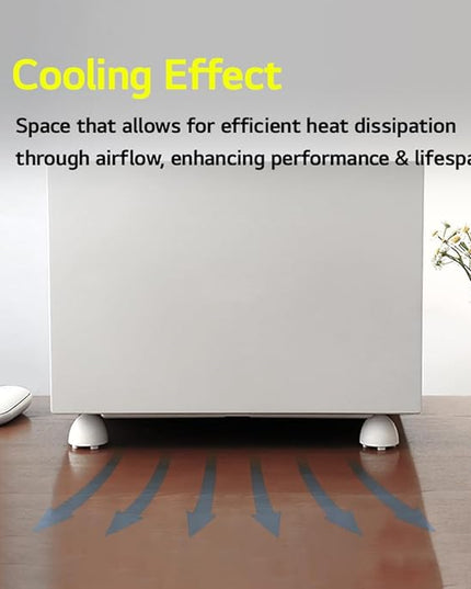 Portable Egg Keyring Style Anti-Slip Silicone Laptop & Pad Stand 2set(4pcs) - Ergonomic Viewing, Typing, Drawing, Cooling Foot/White Yellow (White+Yellow)