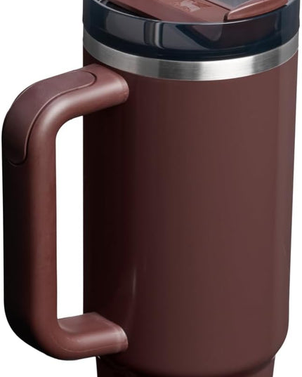 STANLEY Quencher H2.0 Tumbler with Handle and Straw 30 oz | Flowstate 3-Position Lid | Cup Holder Compatible for Travel | Insulated Stainless Steel Cup | BPA-Free | Mahogany Gloss