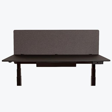 RCLM6024SG Reclaim Desktop Privacy Panel, Soundproof Desk Privacy Partition for Home or Office, 60" Width x 24" Height, Slate Gray