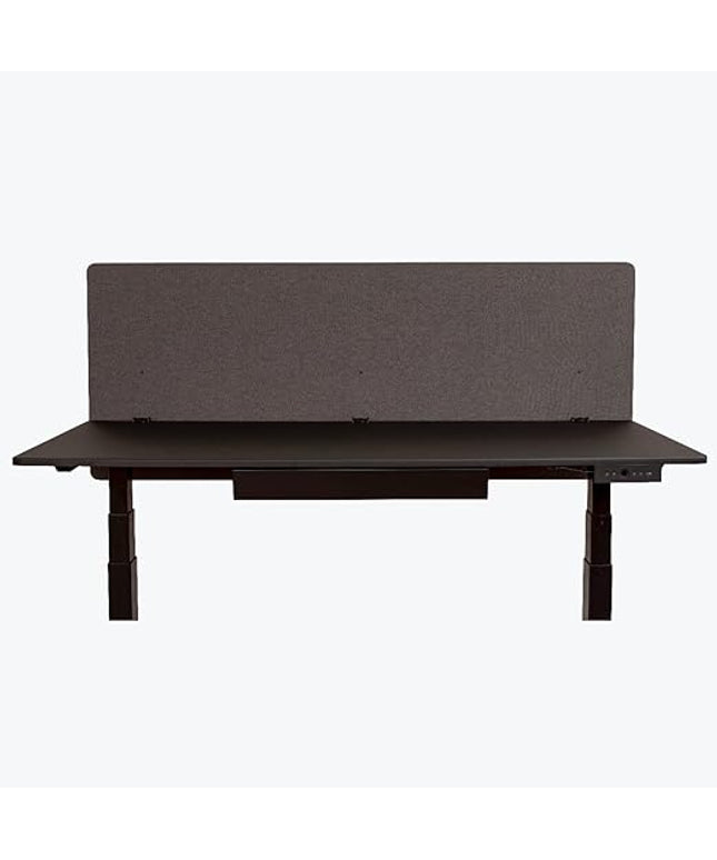 RCLM6024SG Reclaim Desktop Privacy Panel, Soundproof Desk Privacy Partition for Home or Office, 60" Width x 24" Height, Slate Gray