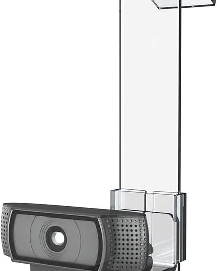 PlexiCam Pro V2 | Center Screen/Middle Screen Webcam Mount | Position Any Webcam (Not Included) Anywhere/Any Screen (Laptops-32) | Tripod gooseneck teleprompter Alternative for Eye Contact Audience