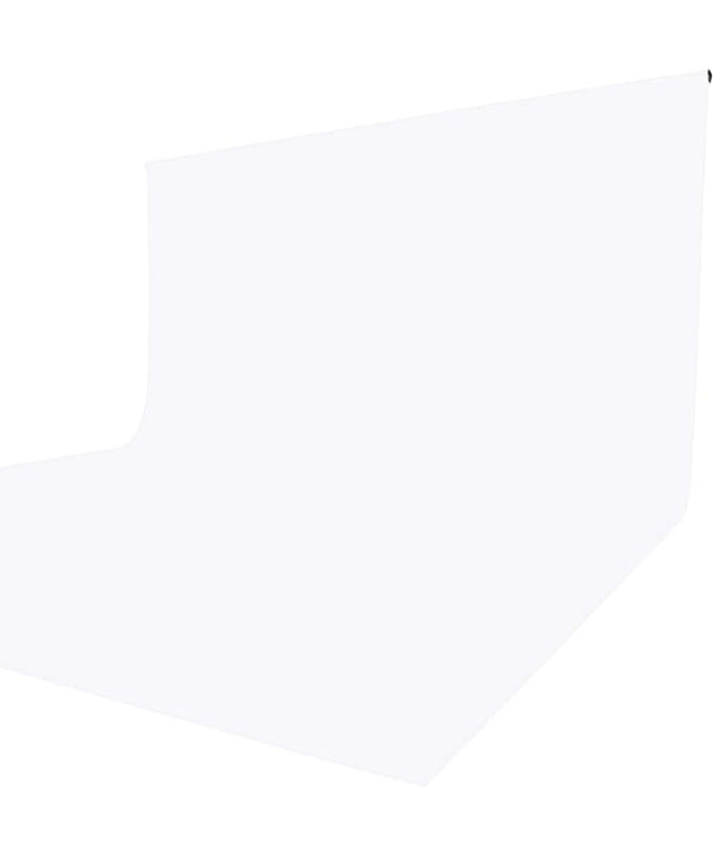 ISSUNTEX 10X12 ft Background Muslin Backdrop, Photo Studio, Collapsible High Density Screen for Video Photography and Television-White