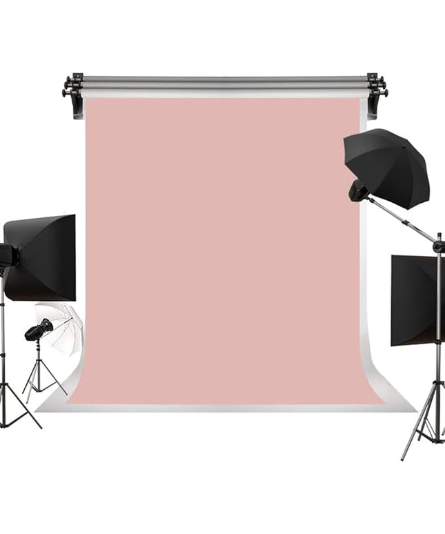 Kate 6ftX9ft Solid Light Pink Backdrop Portrait Photography Background for Photography Studio Children and Headshots Light Pink Backdrop Background
