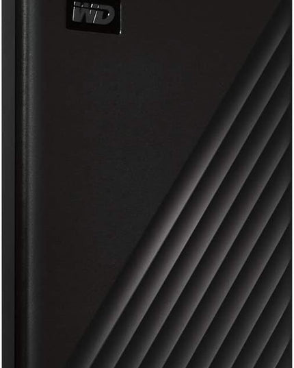 WD 1TB My Passport, Portable External Hard Drive, Black, backup software with defense against ransomware, and password protection, USB 3.1/USB 3.0 compatible - WDBYVG0010BBK-WESN