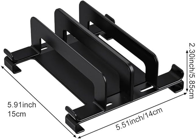 Vertical Laptop Stand, Compatible Desktop Laptop Holder, Adjustable Notebook Dock, 3 in 1 Computer Stand for Laptop/Tablet