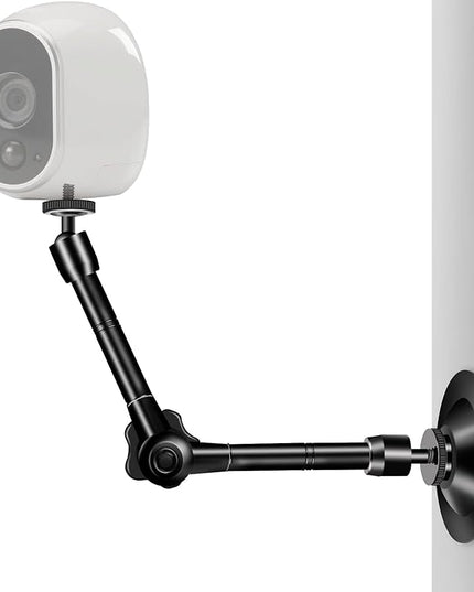 UYODM 2 Pack Articulating Magic Arm Wall Mount Holder Stand Compatible with CCTV POV Camcorders Cameras, LED Light, Video Lamp,DSLR,Flash,Digital Camera,Security Cameras