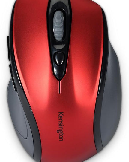 Kensington Pro Fit Mid-Size Wireless Mouse, Ruby Red (K72422AM)