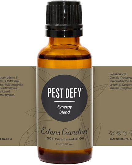 Edens Garden Pest Defy Essential Oil Blend- 100% Pure Premium Grade, Undiluted, Natural, Therapeutic, Aromatherapy, The Best for Skin, Face, Kid Safe 30 ml (1 fl oz)