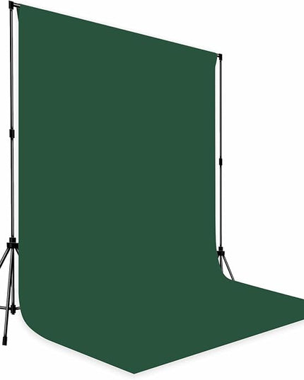 Photo Backdrop Deep Green Background Fabric Professional Photography Solution 8x10ft Seamless Design Eliminate Wrinkles Natural Theme Photography and Flower Background