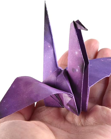 Origami Paper Kit 50 Sheets 70GSM 6 Inch Square Double Sided Color 50 Vivid Japanese Washi Chiyo Colors for Hand Crafts Origami Paper Arts Creativity.Galaxy