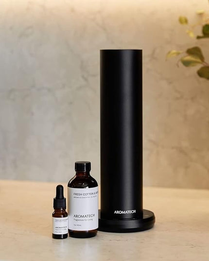Aromatech Fresh Cotton and Bergamot Essential Oil Blend: Luxury Hotel Inspired Aromatherapy with Bergamot, Fresh Cotton & Sandalwood for Ultrasonic Diffusers & Nebulizers - 4 fl oz, 120 mL