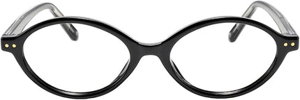 TIJN Olisa Blue Light Blocking Glasses for Women Men,Oval Glasses Frame Bluelight Glasses for Gaming/Computer/Screen