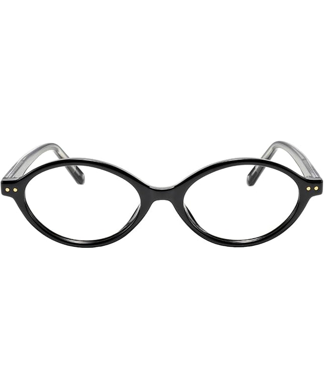 TIJN Olisa Blue Light Blocking Glasses for Women Men,Oval Glasses Frame Bluelight Glasses for Gaming/Computer/Screen