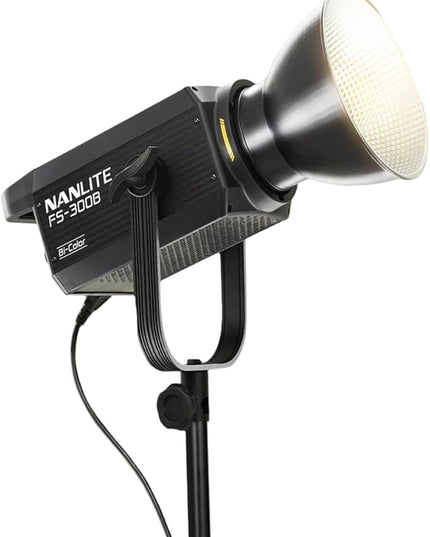 Nanlite FS-300B 300W Bi-Color LED Spotlight-2700K-6500K Adjustable CRI 96,App Control,Led Video Light Bowens Mount for Photography/Videography/YouTube/TikTok Content Creation & Live Streaming