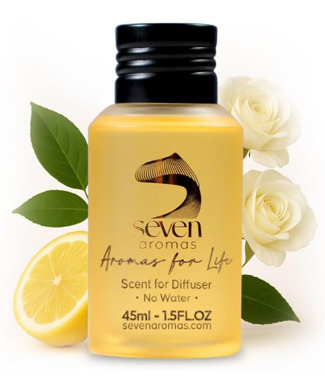 SevenAromas Hotel Scent Diffuser Oil, Luxury Hotel-Inspired Essential Oil for Aromatherapy & HVAC Diffusers – Premium Dropper Bottle - 45 ml 1.52 FL oz (Green Bamboo Soft)