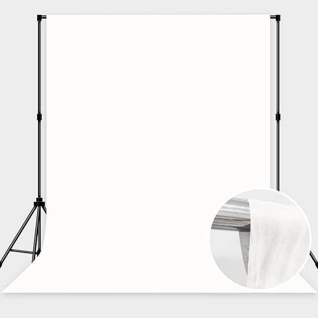 White Backdrop for Photoshoot,Photo Background for Party Portrait Photoshoots Video Studio 8x10FT