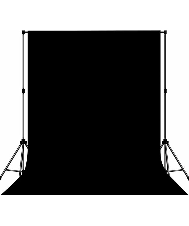 Photo Backdrop Black Background Cloth Professional Photography 5x7ft Seamless Design Eliminates Wrinkle Portrait Photography Wedding Dark Theme Decorations