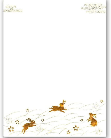 KUDOS.JP Cute Kawaii Japanese Stationery Letter Writing Paper Set with 8 Writing Papers and 4 Envelopes