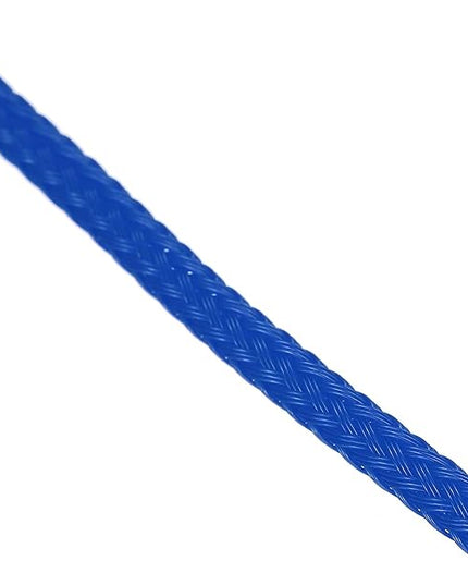 uxcell PET Expandable Sleeving 25ft 1/8" Blue Cable Management Sleeve Cord Organizer for Wrap Protect Cable