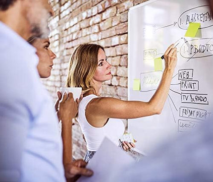 72 x 48 Inch Magnetic Dry Erase Whiteboard (6 x 4 Ft) - Large Commercial Grade Presentation Board for University Classroom Teaching, Office Corporate Strategy & Warehouse Planning