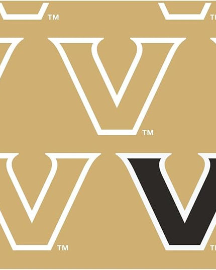 Mouse Pad, Fabric, Vanderbilt University Standard/Mascot Repeat
