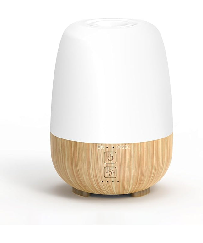SEEDSEEL 150ML Cordless Essential Oil Diffuser, Built-in 6000mAH Rechargeable Battery, 7-Hour Runtime, 7 LED Color Changing Lights, Portable Aromatherapy Diffuser for Home,Office,Outdoor