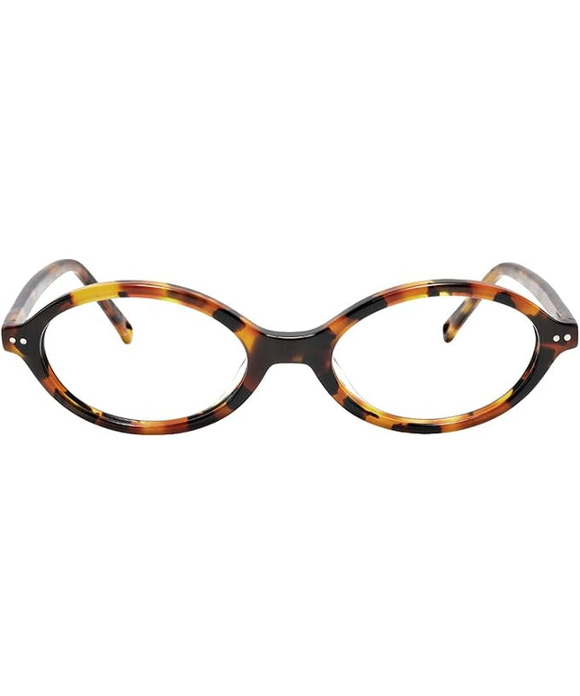 TIJN Olisa Blue Light Blocking Glasses for Women Men,Oval Glasses Frame Bluelight Glasses for Gaming/Computer/Screen