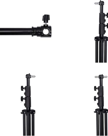 Kate 10x20ft (3x6m) Photography Backdrop Frame Stand for Room Set Adjustable Heavy Duty Photography Background Support System Kit