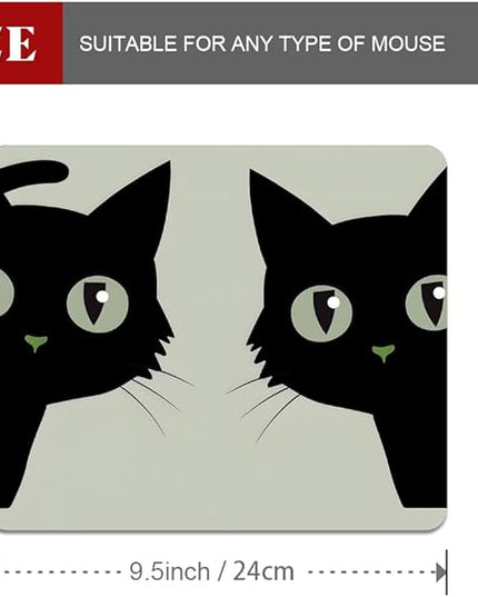 Cat Square Mouse pad, Texture, Waterproof, Anti Slip Rubber Base, Computer Mouse pad, Laptop Mouse pad