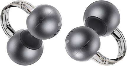 mojawa StarClip Open-Ear Wireless Bluetooth Headphones, Clip-On Earbuds with Soft Silicone Pads, 4D Panoramic Sound, Enhanced Comfort & Secure Fit, IP54 Water-Resistant Ear Grips for Workout, Black