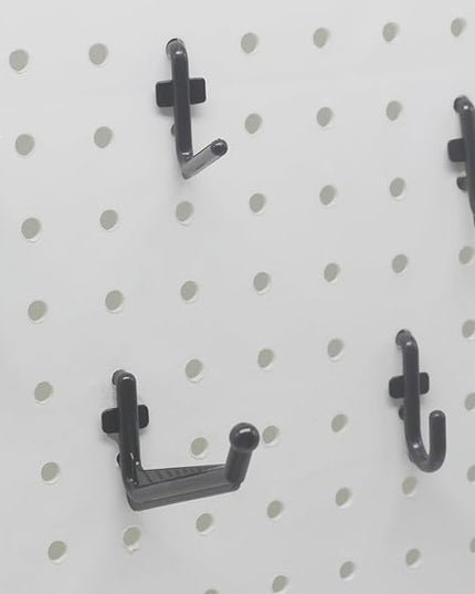 Colorstorm 200 PCS Mixed Styles Pegboard Hooks Assortment Kit Organizing Various Tools for Hanging Storage, Garage Wall Attachments