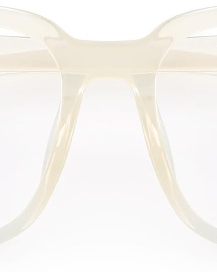 PANNER Oversized Square Blue Light Blocking Glasses for Women Men Anti Glare Reduce Eyestrain Computer Glasses