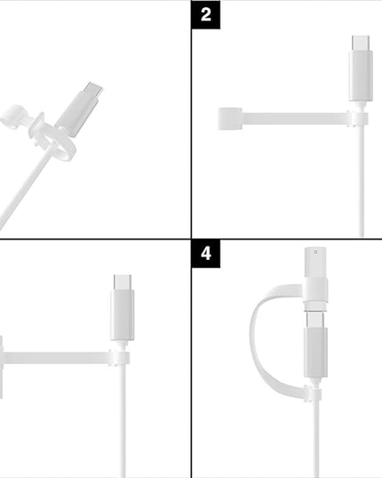 TechMatte Charging Adapter Compatible with Apple Pencil 1st Generation, Lightning to USB-C Charger Connector, Supports Pairing with iPad 10th/11th A16 2025 Gen