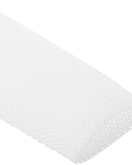 uxcell Expandable Sleeving,2 3/4-inch 10ft Cable Sleeve, White