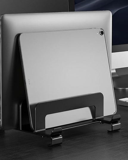 Vertical Laptop Stand Holder, Laptop Holder with Adjustable Dock, 3 in 1 Computer Stand Desktop Laptop Holder for Laptop/Tablet