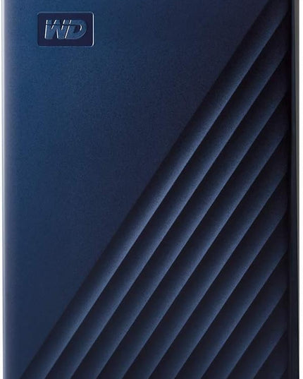 WD 2TB My Passport for Mac, Navy, Portable External Hard Drive with backup software and password protection, USB 3.1/USB 3.0 compatible - WDBA2D0020BBL-WESN