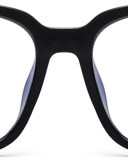 PANNER Oversized Square Blue Light Blocking Glasses for Women Men Anti Glare Reduce Eyestrain Computer Glasses