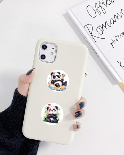 500 Pcs Cute Panda Sticker for Teen - Sticker Graphic - Cartoon Stickers for Water Bottles Laptop Bumblebee Stickers Waterproof Aesthetic Vinyl Decals Stickers for Adults Teens