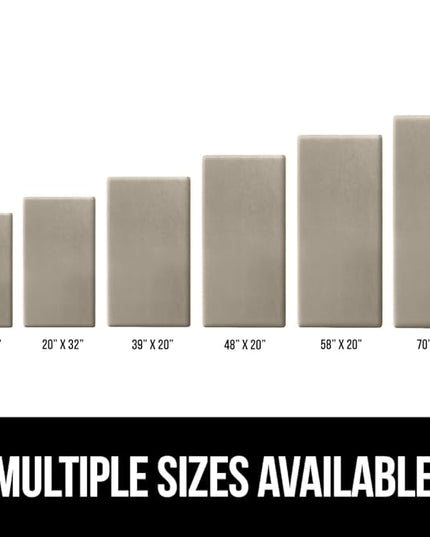 GORILLA GRIP Comfortable Cushioned Kitchen Mats for Floor, 39x20, Waterproof and Stain Resistant Soft Top, 3/4 Inch Thick Ergonomic Standing Desk Anti Fatigue Mat, Foam Supports Ankles and Feet, Taupe