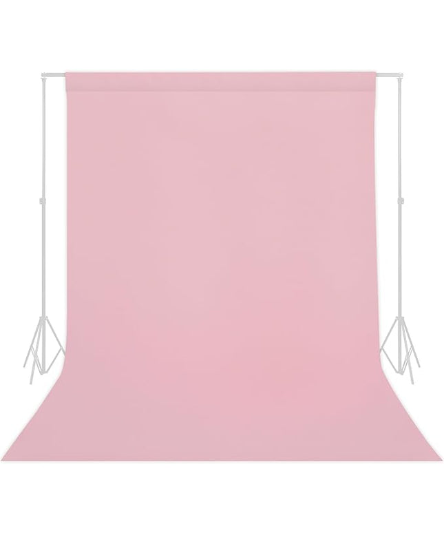 TRLYC Pink Background Backdrop - 10x12 FT Polyester Seamless Photography Backdrop Screen for Photo Video Shooting Parties Wedding Christmas Valentine's Day