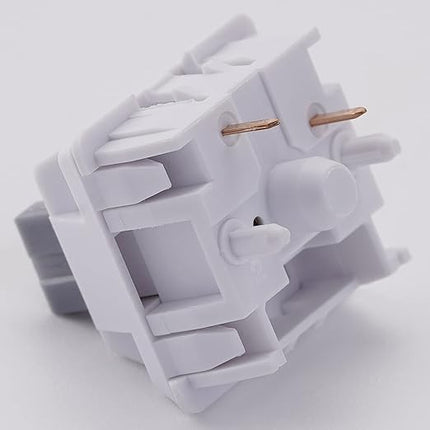 WS Grey Tactile Mechanical Keyboard, 5 Pin Pre-Lubed Quiet Tactile Switches for Mechanical Gaming Keyboard (35pcs)