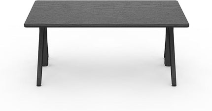 DEZCTOP Revon Pro Electric Standing Desk, 59" x 31.5" Large Work Surface, Height Adjustable (27.6"-47.2"), Sturdy Keel Frame, with Magnetic Modular System, Anti-Collision, Ash Black for Home Office