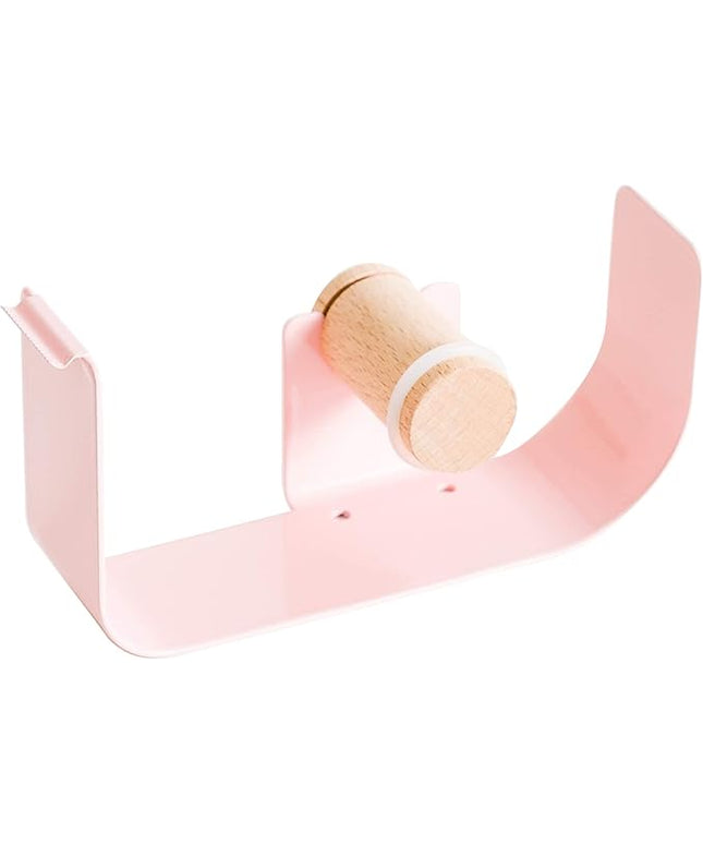 U Brands Metal Tape Dispenser, Desktop Accessory, Arc Collection, 1” Core, Pink, 3553A04-24