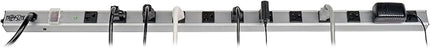 Tripp Lite 12 Outlet Surge Protector Power Strip, 15ft Long Cord, Metal, (SS361220) Black/Gray