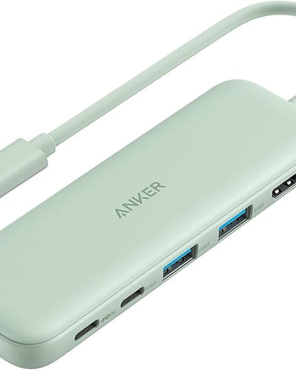 Anker USB C Hub, 5-in-1 USBC to HDMI Hub with 4K Display, 5Gbps USB-C and 2 5Gbps USB-A Data Ports for MacBook Pro, MacBook Air, Dell XPS, Lenovo Thinkpad, HP Laptops and More (Green)