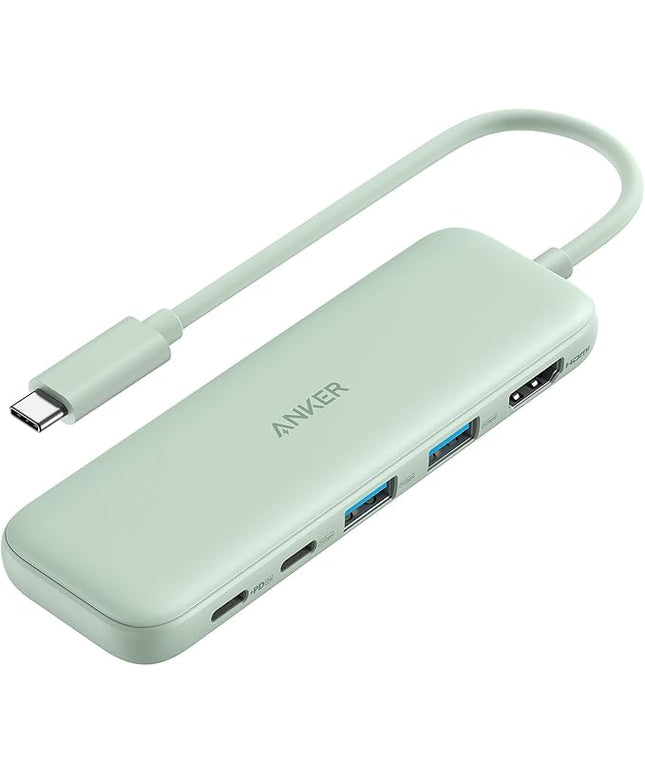 Anker USB C Hub, 5-in-1 USBC to HDMI Hub with 4K Display, 5Gbps USB-C and 2 5Gbps USB-A Data Ports for MacBook Pro, MacBook Air, Dell XPS, Lenovo Thinkpad, HP Laptops and More (Green)